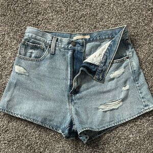 Levi denim shorts